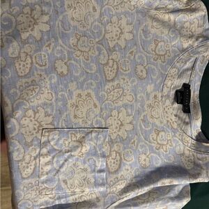 Sanctuary Blue and Cream Floral Top